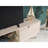 Furnishome Store Denver Mid Century Modern Tv Stand 2 Door Cabinets 1 Glass Shelf 66 Inch Tv Unit,, Beige-162595291
