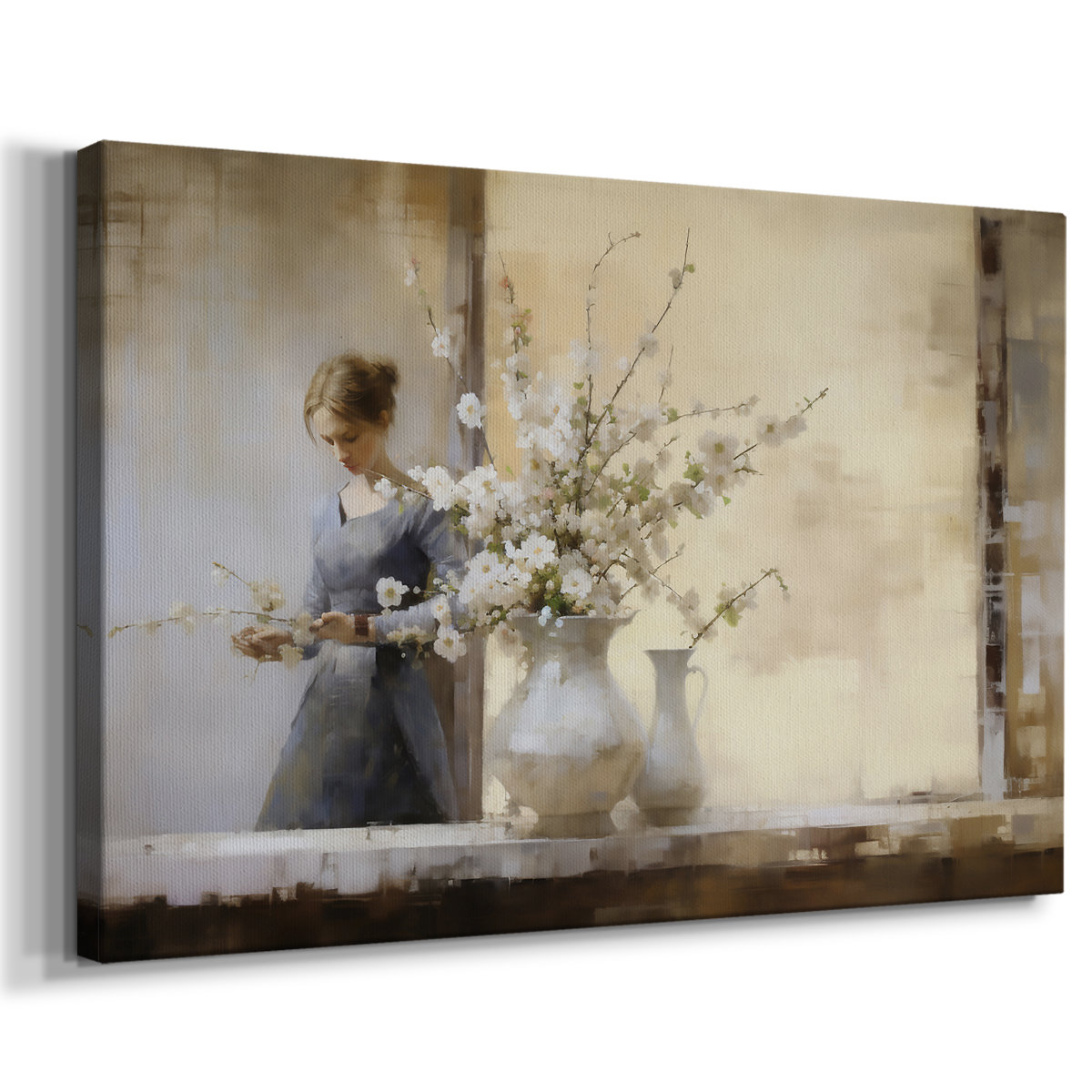 Charlton Home® Beautiful Women-VII -Gallery Wrapped Cavas | Wayfair