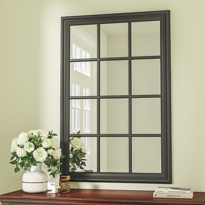 Giuseppe Wood Flat Wall Mirror