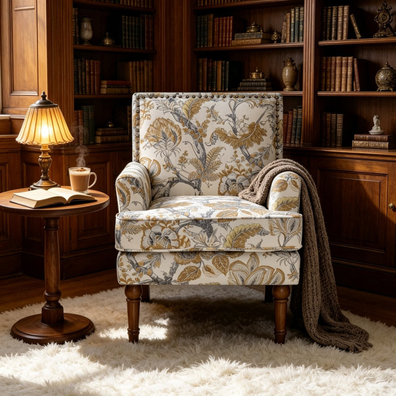 fauteuil d'appoint, Jaune terreux