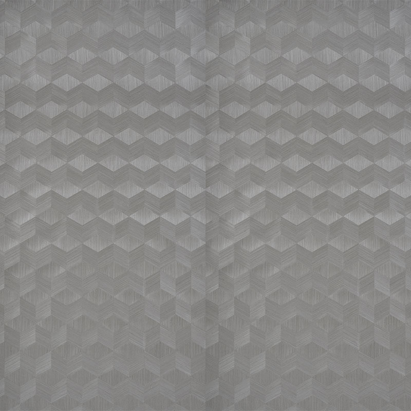 Chevron Inlay Wallpaper, Birch