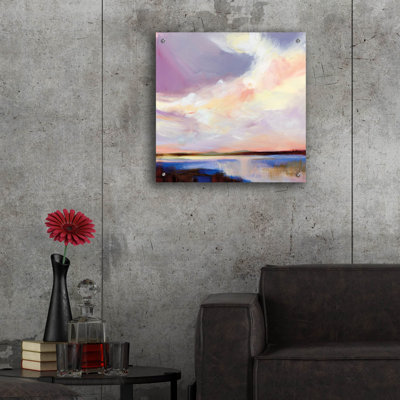 Sunset On Gull Lake' by Katrina Pete Acrylic Glass Wall Art