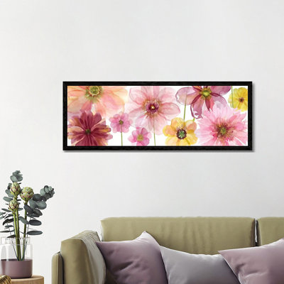 Pop Of Pink I by Carol Robinson - Panoramic Painting on Canvas