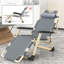 Chaise longue de plage inclinable Kaneb