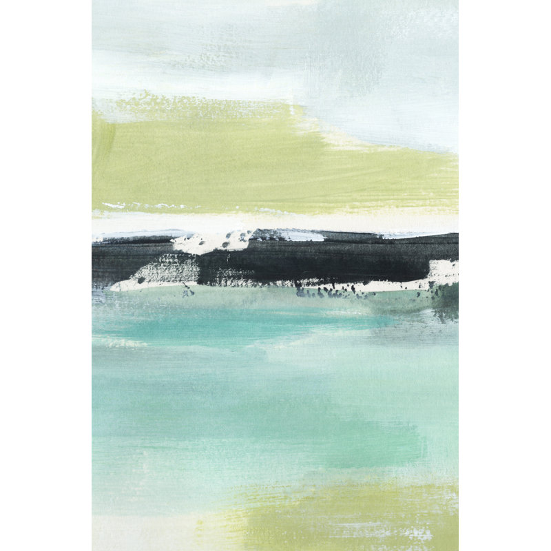 Sea Green Layers II by Annie Warren - Wrapped Canvas Print, 46cm H x 30cm W x 3.8cm D