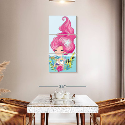 Cartoon Young Mermaid