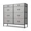 Commode en fer à 8 tiroirs Nijel-1679789004