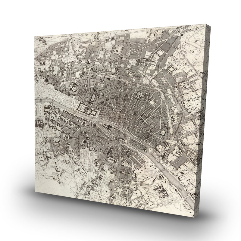Paris - 32"x32" art on canvas