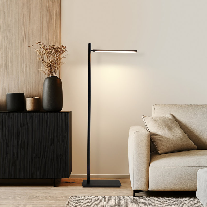 Lampe sur pied à pharmacie moderne avec abat-jour réglable Linden