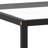 vidaXL Coffee Table Black and transparent-307281979-353662208