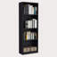 Isabella Black 3 Piece Living Room Set With 3 Bookcases
