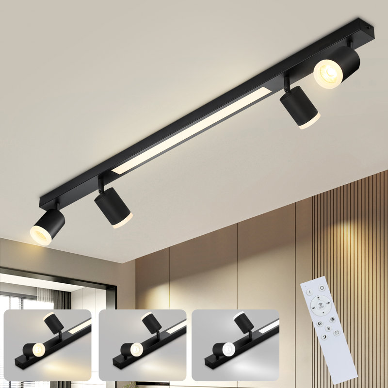 Omina 6-Light 40cm Spotlight, Black