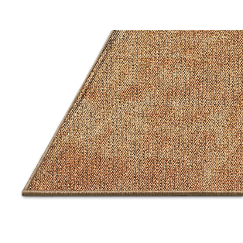 Tapis brun tissé à la machine, Rectangle 7 pi x 9 pi