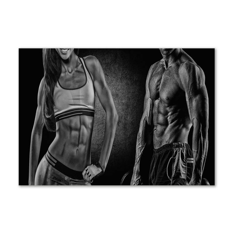 Muscle Building - Wrapped Canvas Print
