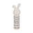 Ceramic Bunny Figurine with Heart Accent.-661668215