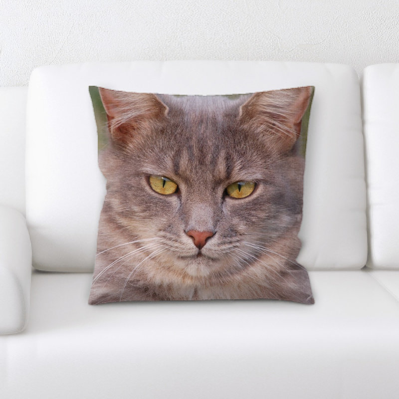 Cat Throw Pillow