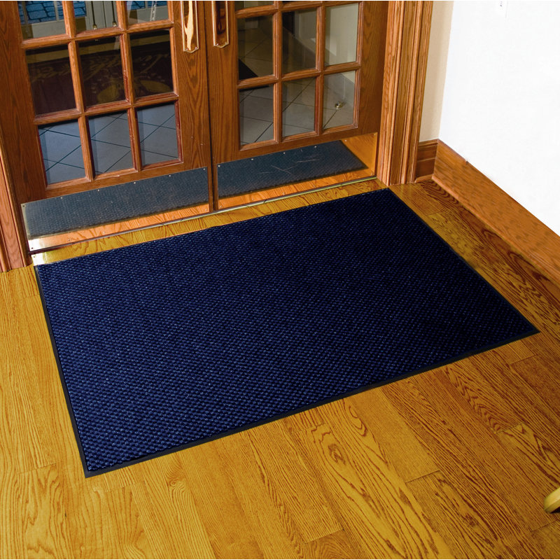 Paillasson d’extérieur de préférence Uni Yaeko, Rectangle 2 pi x 3 pi, Vert forêt