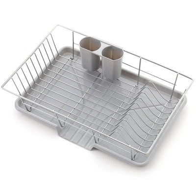 Sahaan Adjustable Plastic Dish Rack
