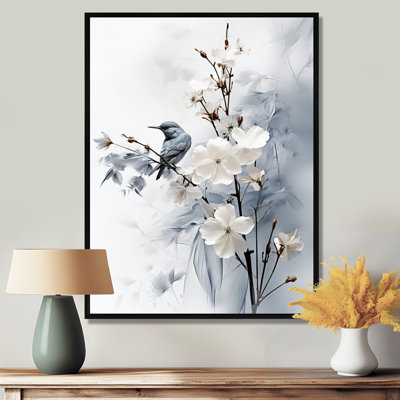 Hoppert Asian Art Apple Blossom Sumi VI - Print on Canvas