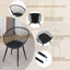 46cm H Armchair in Black