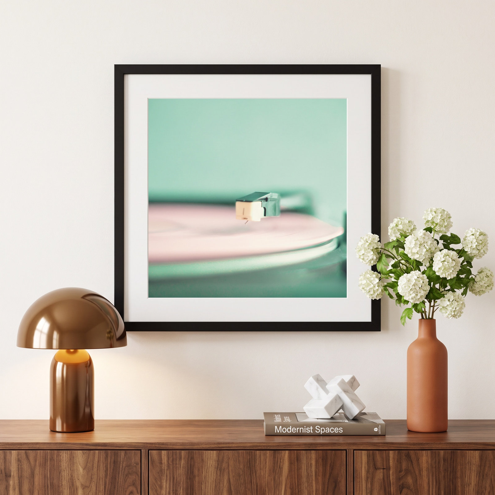 Analogue by Caroline Mint, Black, 20.25" H x 20.25" W x 0.88" D