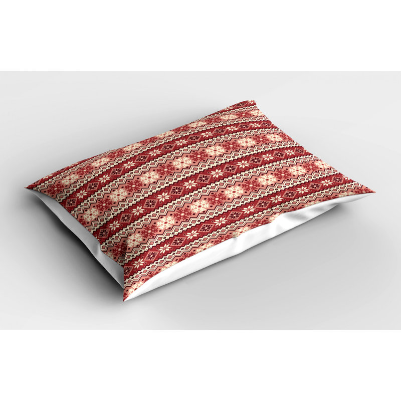 Polyester Geometric Sham Set, Twin