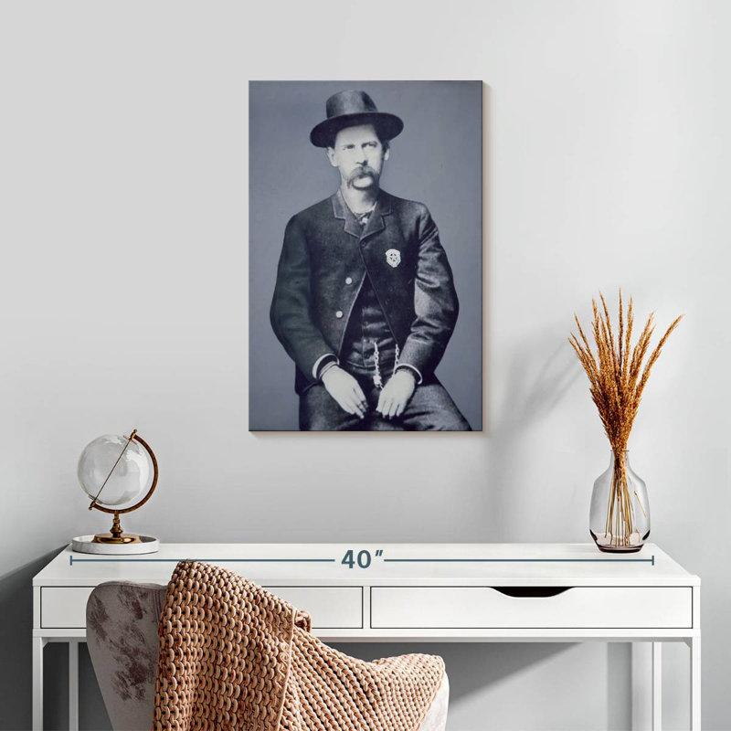 Lelar Wyatt Earp June 1883, 24" H x 16" W