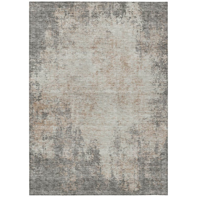Aleighna Area Rug with Non-Slip Backing
