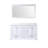 Dukes 60 in. W x 22 in. D Double Bath Vanity, and 58 in. Mirror-66637703-90700979