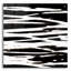  «Streaking Paths 4» par Alonzo Saunders, art mural en verre acrylique, 24 po x 24 po