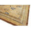 Tapis paille brun antique en laine taille pièce Ningxia antique