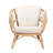 Chatfield 30.3" W Rattan Polyester Armchair