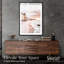 «Rose Beach Shadowbox Print Coastal Art Prints» par Notoriart, cadre noir, 31 x 46-116869194-116869198