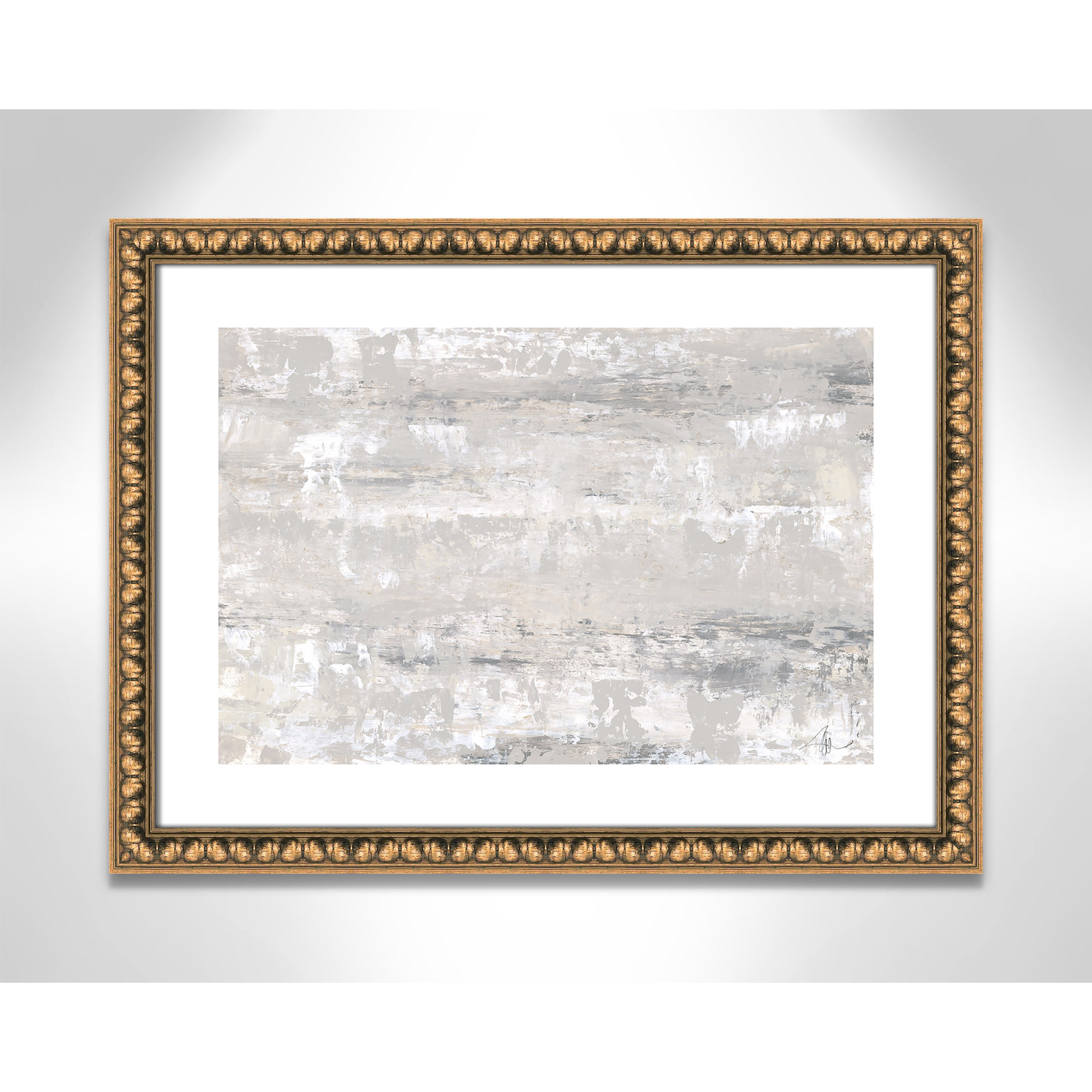 Tryston "Desert Winds" Print by Filippo Ioco, Gold Bead Framed Paper, 17" H x 23" W x 1.13" D