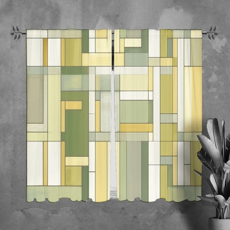 Paire de rideaux obscurcissant en polyester Azhari, H 61 po x l 20 po