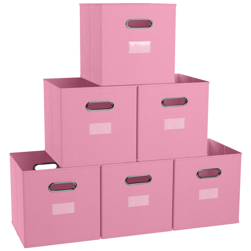 Bac en carton pliable, Rose