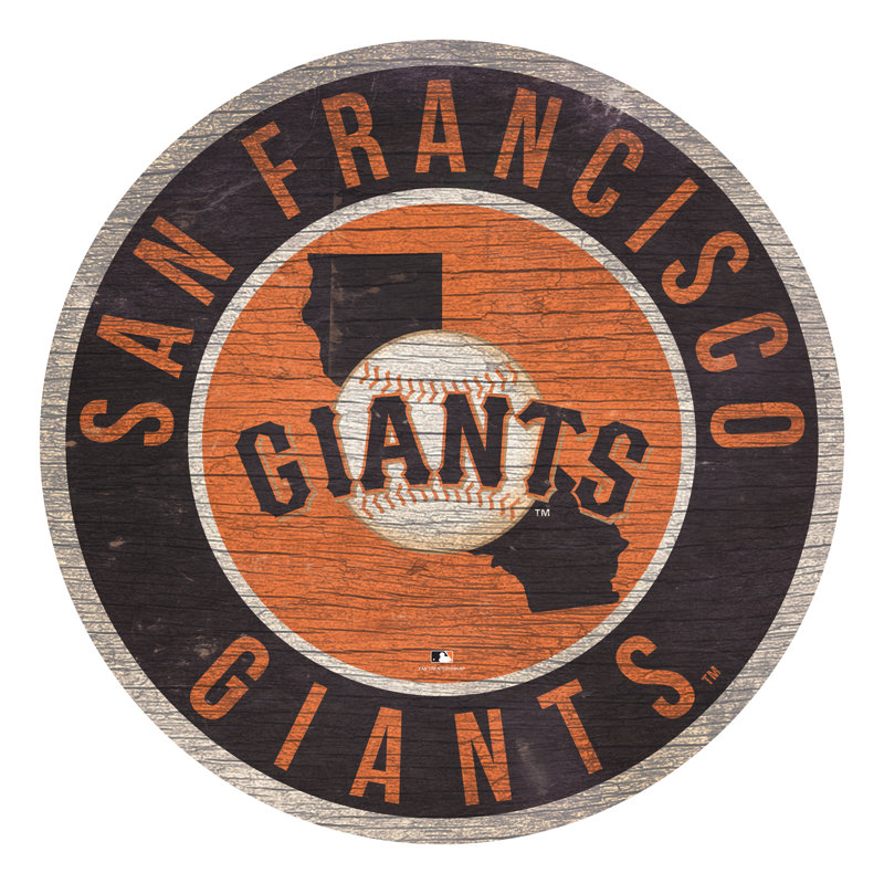 Boho Wall Decor on Wood, San Francisco Giants