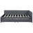 Full Daybed With 2 Drawer Storage, Linen In Gray. Bed Frame Without Box Spring For A Relaxing Time Storage Upholstery, Cozy Bedroom Environment-2086866376