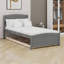Lit plate-forme avec lit gigogne-359531897
