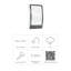 Outdoor Wall Light L 22 Anthracite, Modern Exterior Wall Lamp, E27
