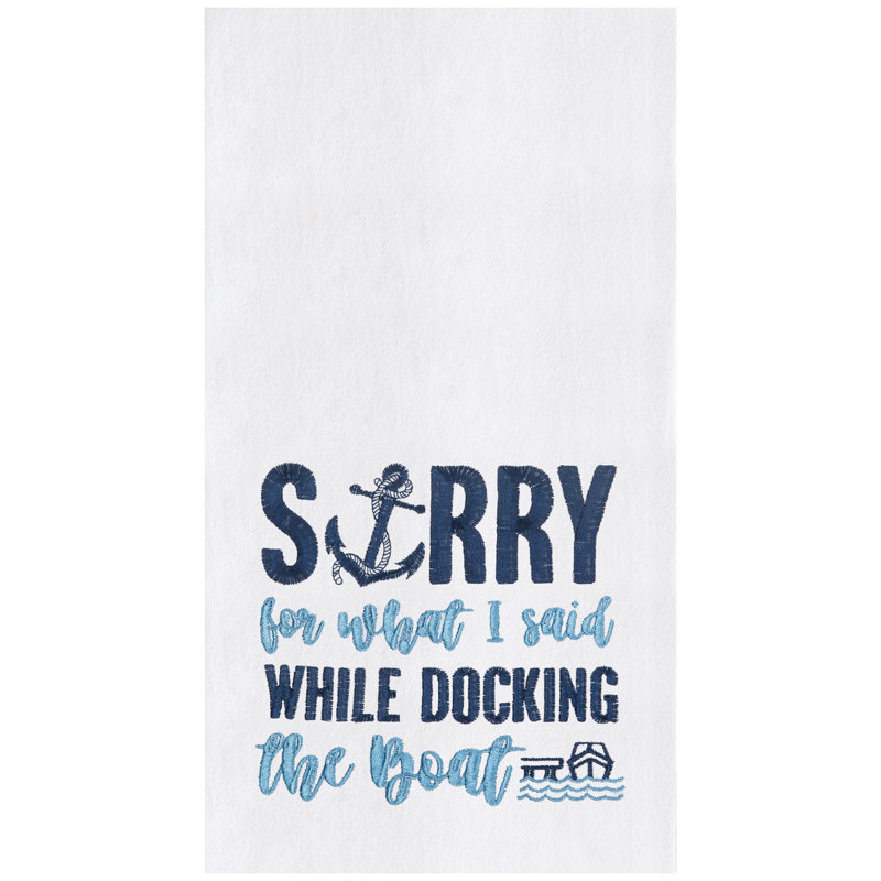 Serviette de cuisine Docking The Boat
