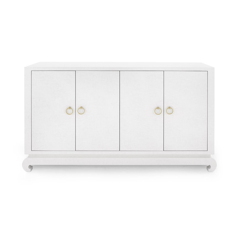 Meredith Sideboard, White, 30"H x 53.3"W x 18"D