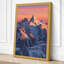 Alpine Dawn Minimalist - Wrapped Canvas-1706075805-1706075806