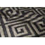 Windsom Geometric Area Rug in Charcoal