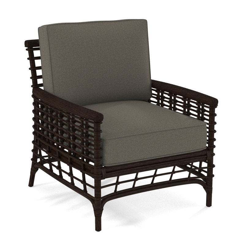 Luca Upholstered Armchair, Gray Sugar Performance; 0863-84, Java