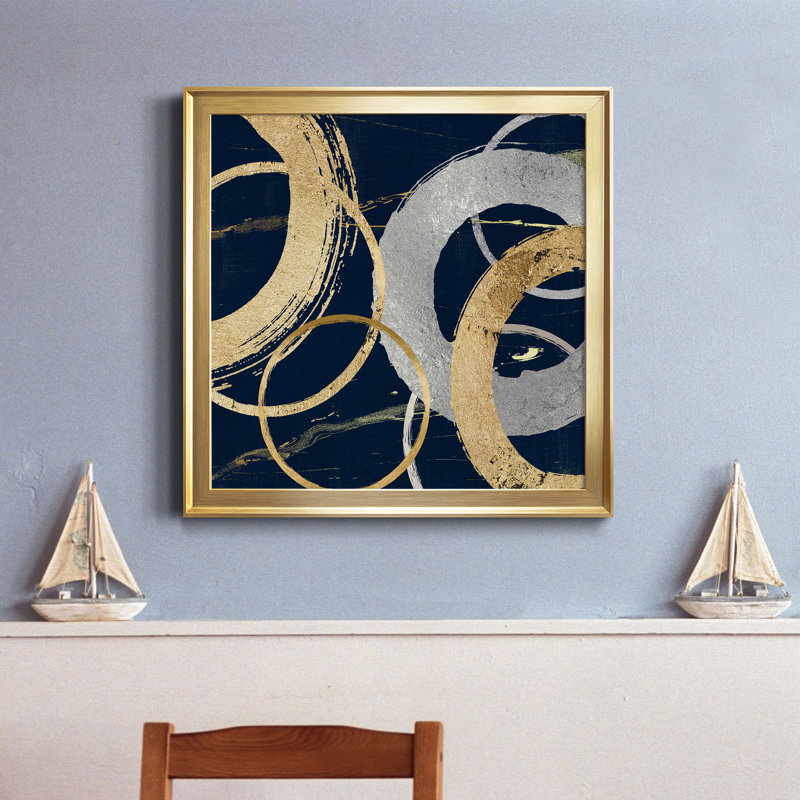Atmosphère détail II - reproduction de cadre photo sur toile, H 30,5 po x l 30,5 po x P 1,5 po, Doré