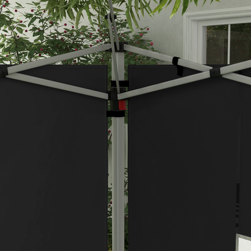 Bucherie Dakota Fields Plastic Side Wall for Canopy, Black