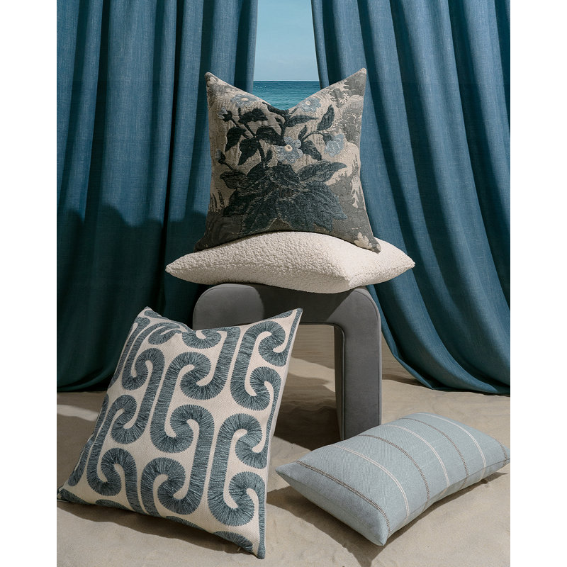 Coussin décoratif, Baltique, Carré 22 po
