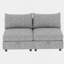 Canapé en tissu gris-114427289