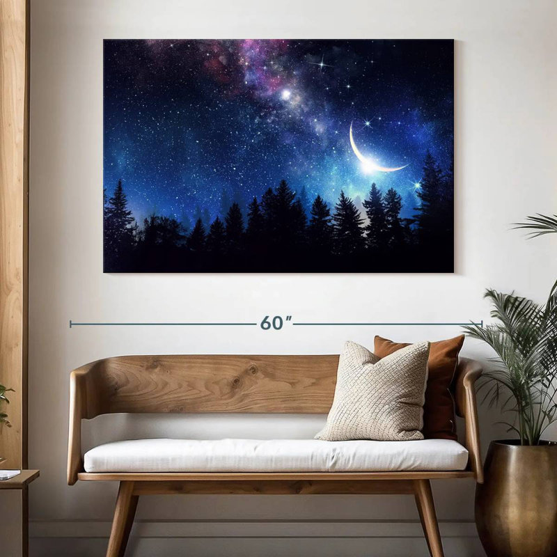 Alvord, forêt de minuit, H 34 po x l 51 po